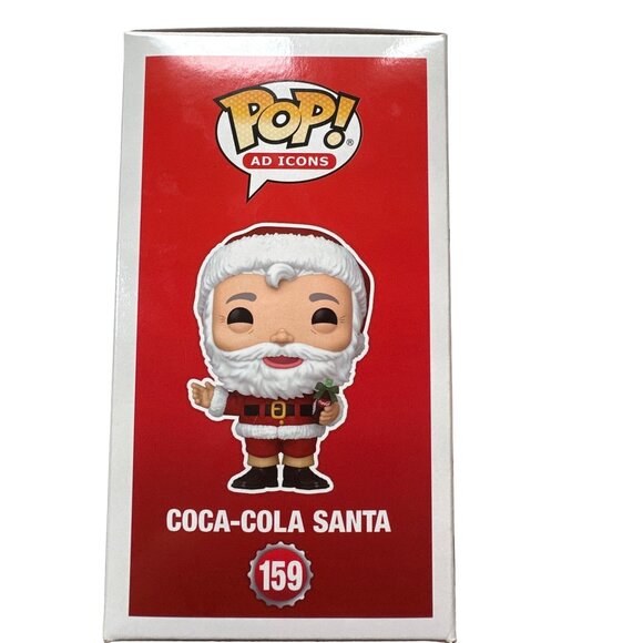 Retro Coca-Cola Santa Funko Pop Figure #159 Ad Icons 90s Vinyl Holiday Decor NIB - Picture 5 of 6